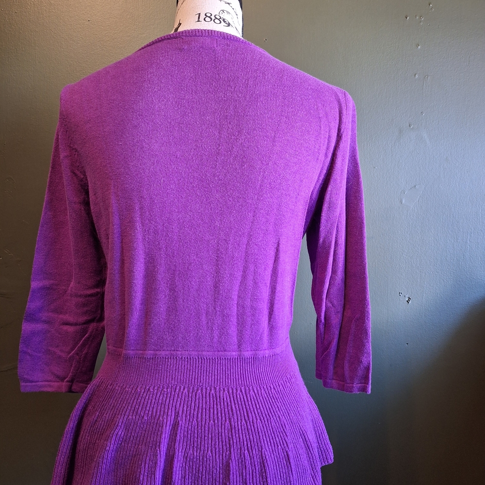 Elle Vibrant Purple Knitwear - Picture 3 of 7